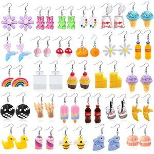 28 Pairs Cute Earrings